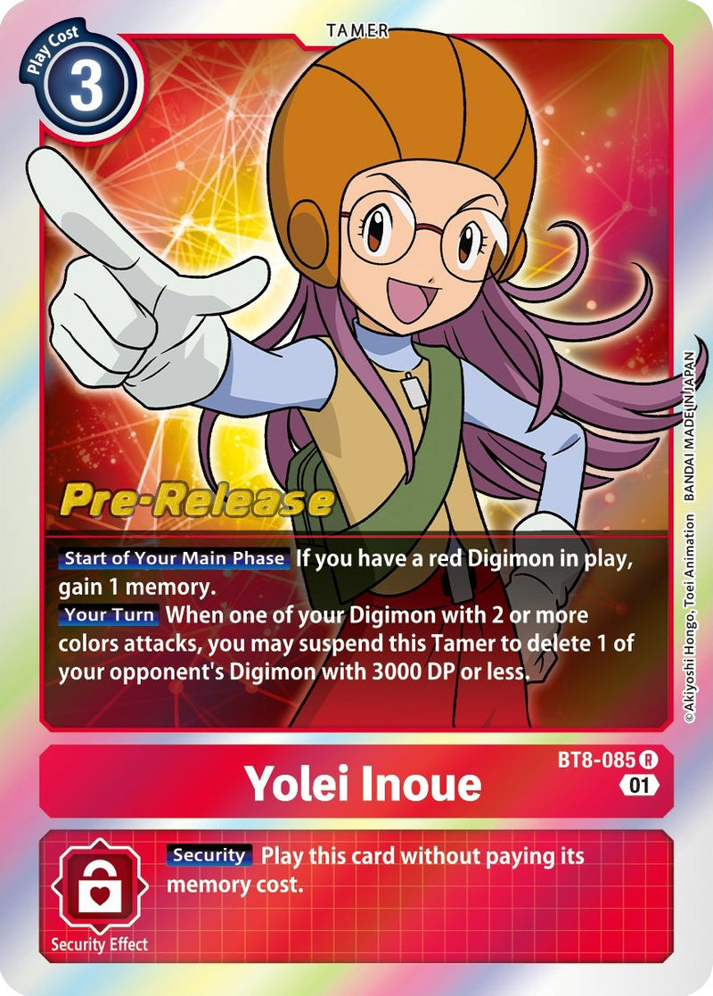 Yolei Inoue [BT8-085] [New Awakening Pre-Release Cards]