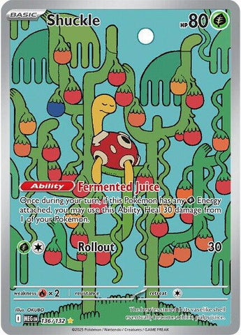 Shuckle (136/132) [Mega Evolutions: Base Set]