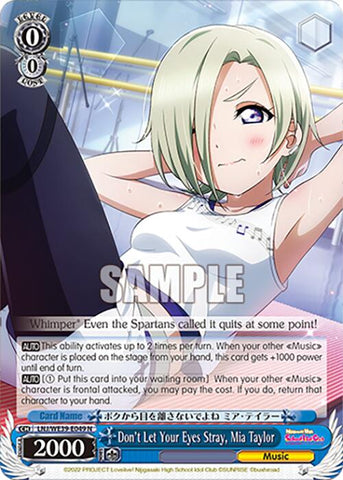 Don't Let Your Eyes Stray, Mia Taylor (LNJ/WE39-E049 N) [Love Live! School Idol Festival 10th Anniversary]