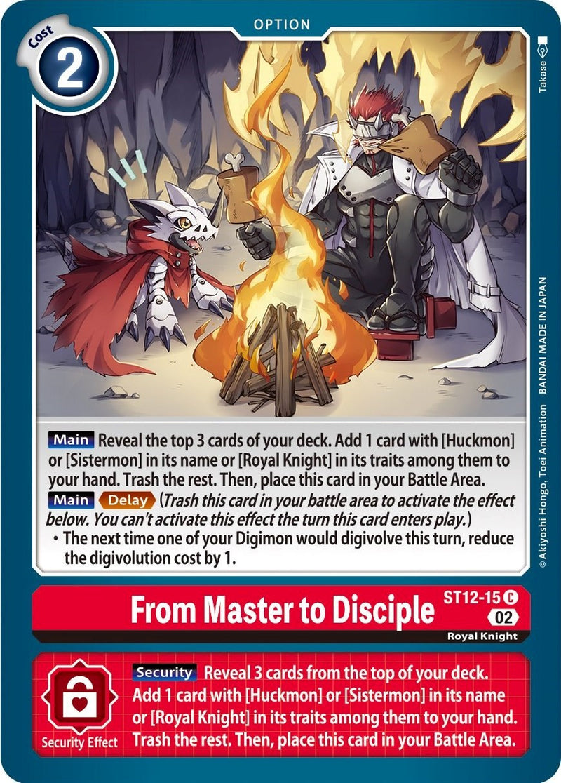 From Master to Disciple [ST12-15] [Starter Deck: Jesmon]