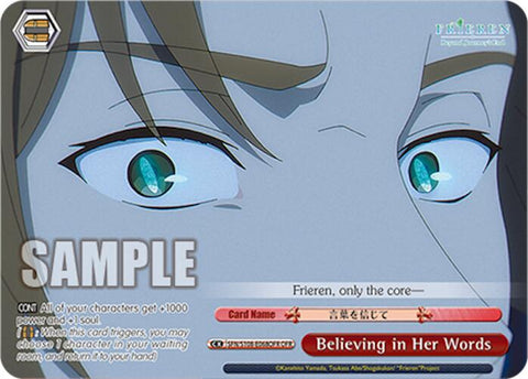 Believing in Her Words [Frieren: Beyond Journey's End]