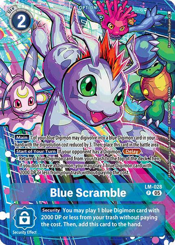 Blue Scramble [LM-028] (Alternate Art) [Starter Deck: Protector of Light]