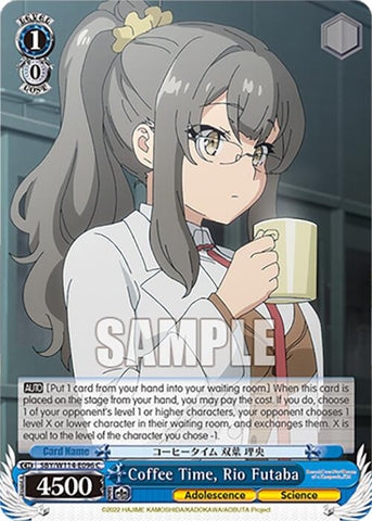 Coffee Time, Rio Futaba (SBY/W114-E096 C) [Rascal Does Not Dream Series]