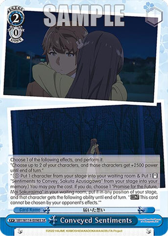 Conveyed Sentiments (SBY/W114-E098S SR) [Rascal Does Not Dream Series]