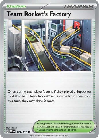 Team Rocket's Factory (173/182) [Scarlet & Violet: Destined Rivals]