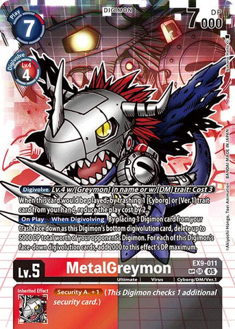 MetalGreymon [EX9-011] (SP) [Versus Monsters]