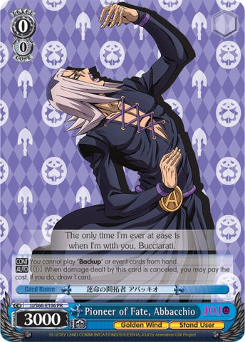 Pioneer of Fate, Abbacchio (JJ/S66-E106 PR) [JoJo's Bizarre Adventure: Golden Wind]