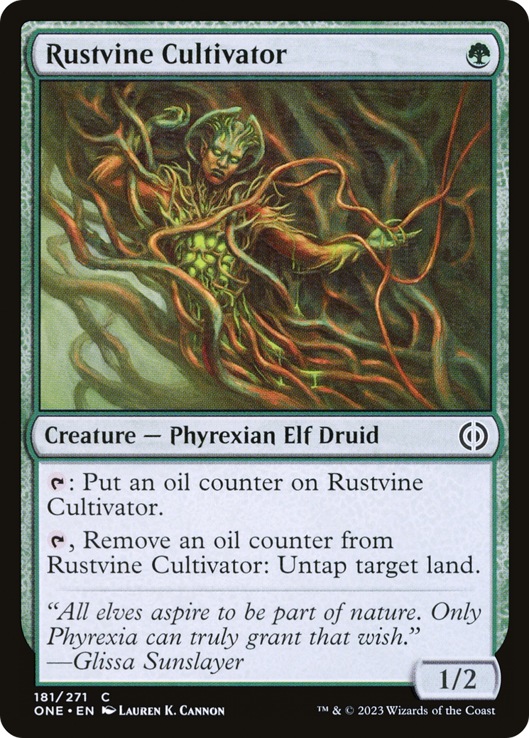 Rustvine Cultivator [Phyrexia: All Will Be One]