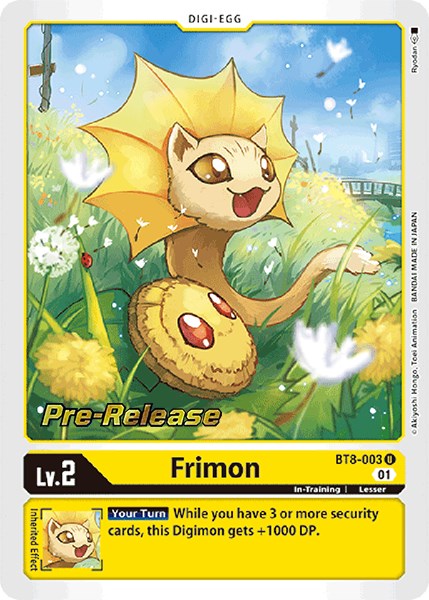 Frimon [BT8-003] [New Awakening Pre-Release Cards]