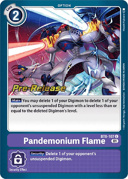 Pandemonium Flame [BT8-107] [New Awakening Pre-Release Cards]
