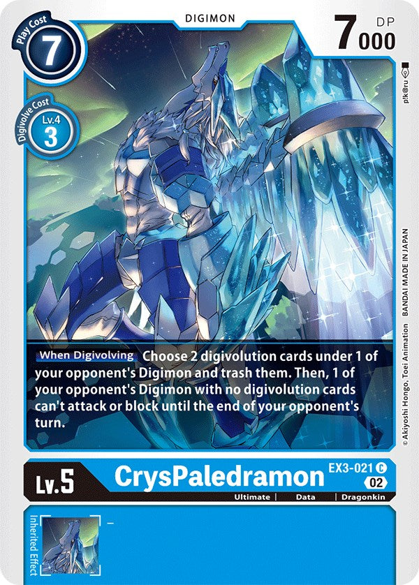 CrysPaledramon [EX3-021] [Draconic Roar]