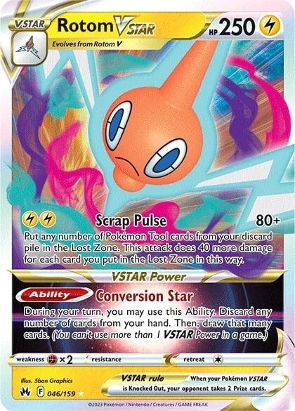 Rotom VSTAR (046/159) [Sword & Shield: Crown Zenith]