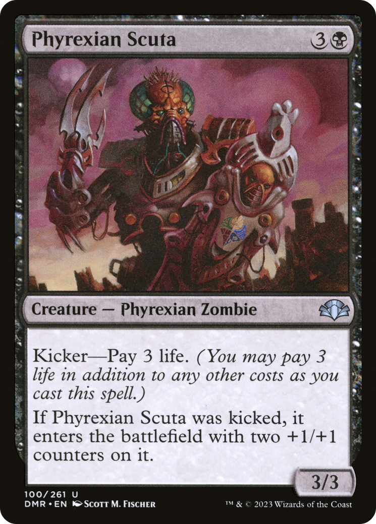 Phyrexian Scuta [Dominaria Remastered]