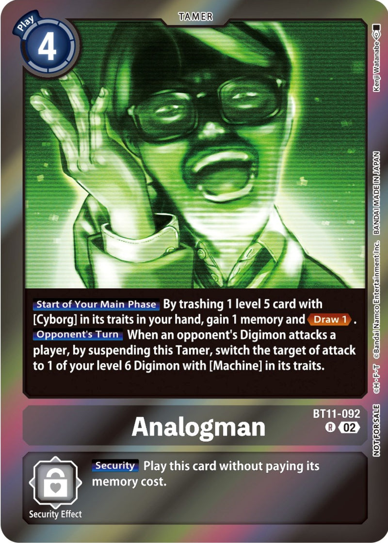 Analogman [BT11-092] (Event Pack 5) [Dimensional Phase Promos]