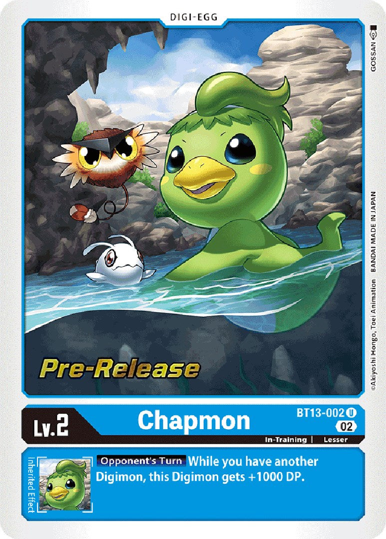Chapmon [BT13-002] [Versus Royal Knight Booster Pre-Release Cards]