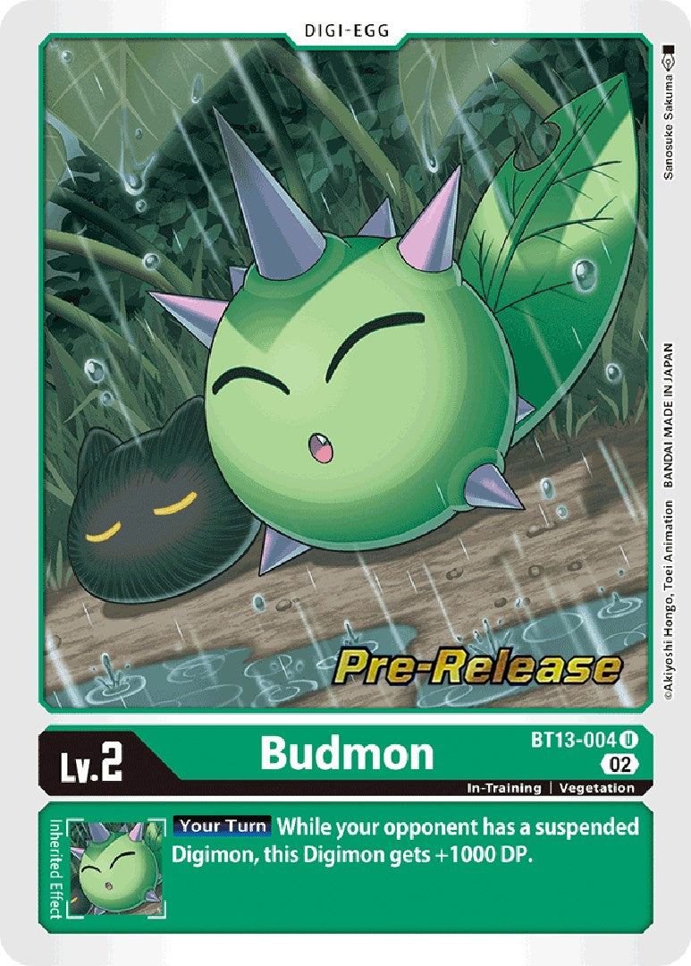 Budmon [BT13-004] [Versus Royal Knight Booster Pre-Release Cards]