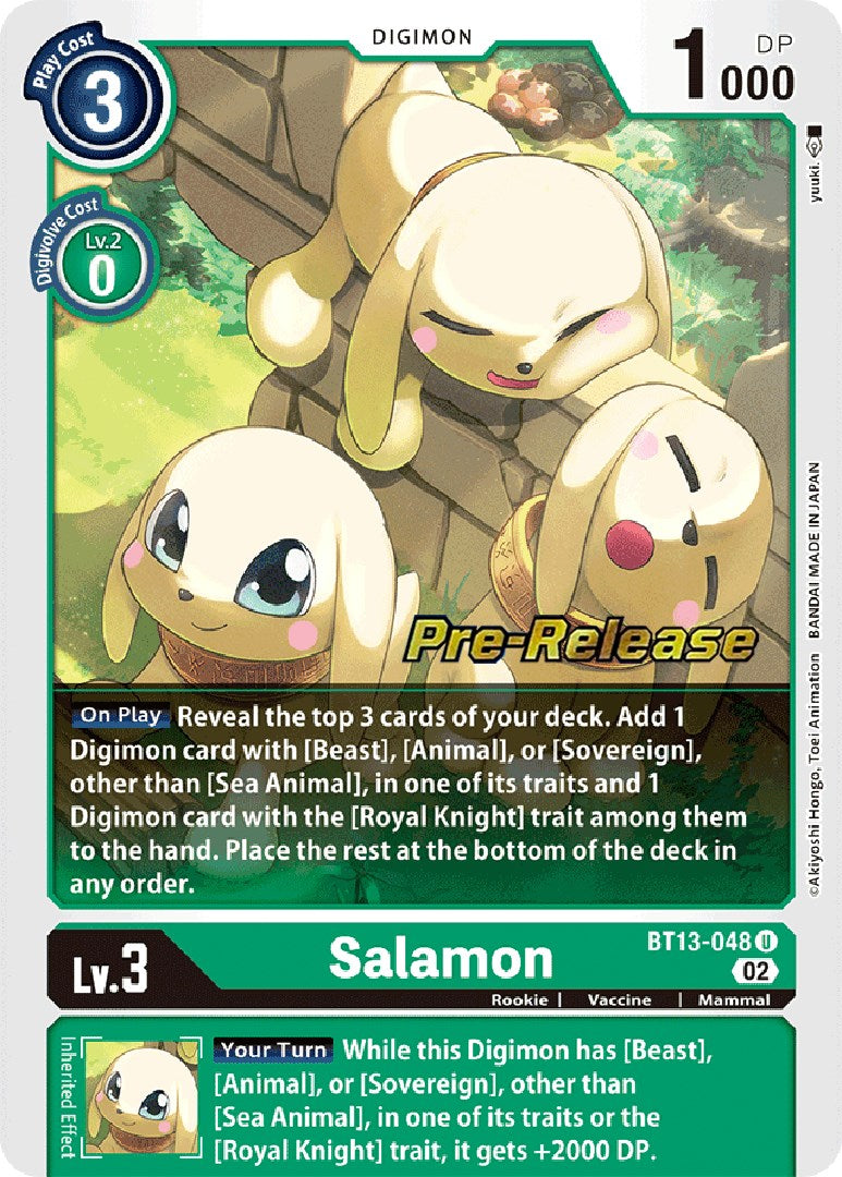 Salamon [BT13-048] [Versus Royal Knight Booster Pre-Release Cards]