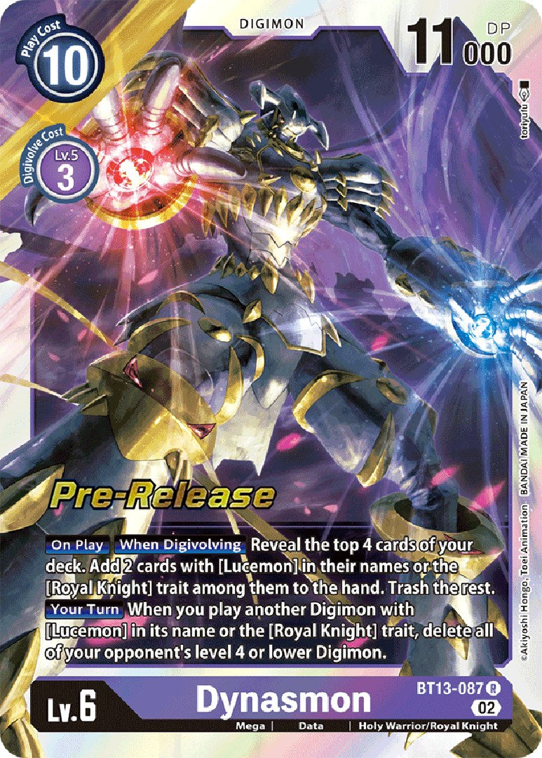 Dynasmon [BT13-087] [Versus Royal Knight Booster Pre-Release Cards]