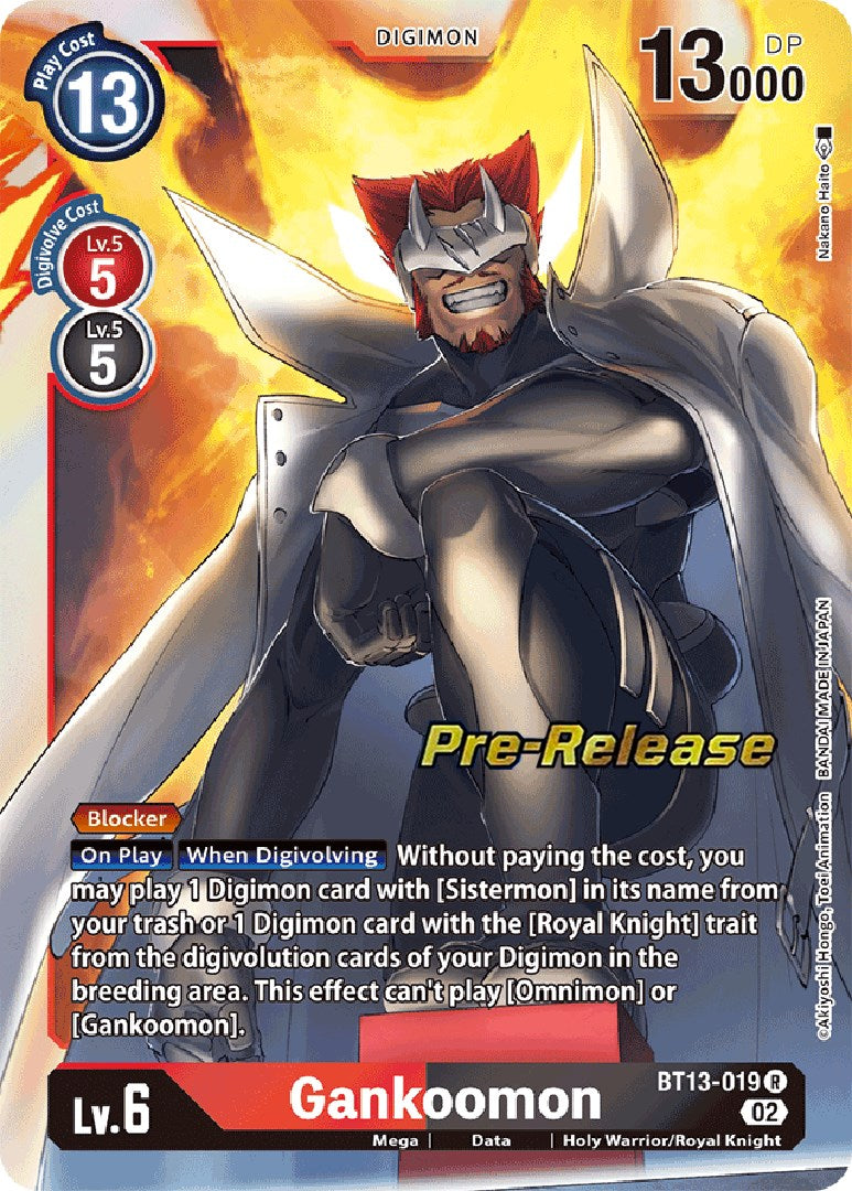 Gankoomon [BT13-019] [Versus Royal Knight Booster Pre-Release Cards]