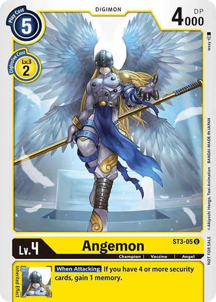 Angemon [ST3-05] (Official Tournament Pack Vol.3) [Starter Deck: Heaven's Yellow Promos]
