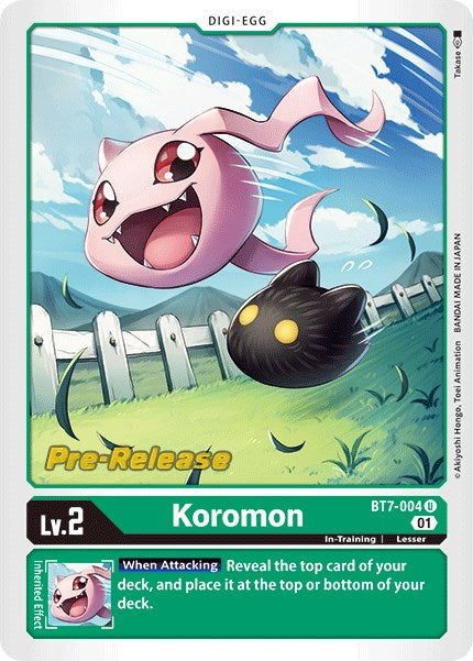 Koromon [BT7-004] [Next Adventure Pre-Release Cards]