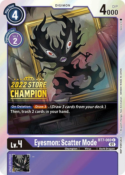Eyesmon: Scatter Mode [BT7-069] (2022 Store Champion) [Next Adventure Promos]