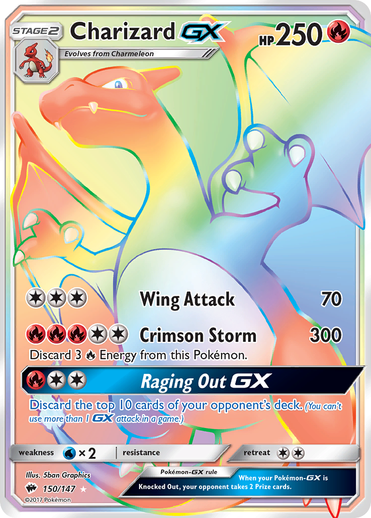 Charizard GX (150/147) [Sun & Moon: Burning Shadows]