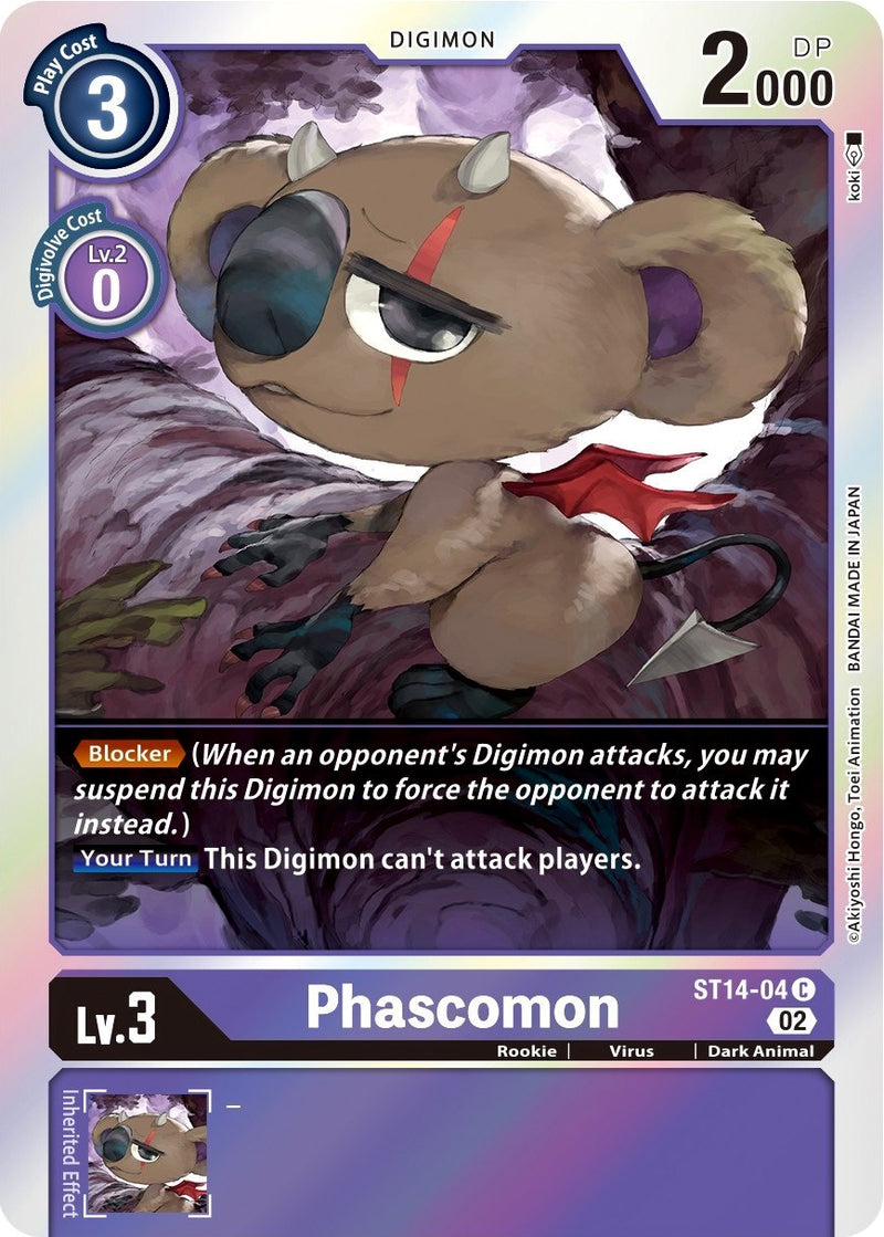 Phascomon [ST14-04] [Starter Deck: Beelzemon Advanced Deck Set]
