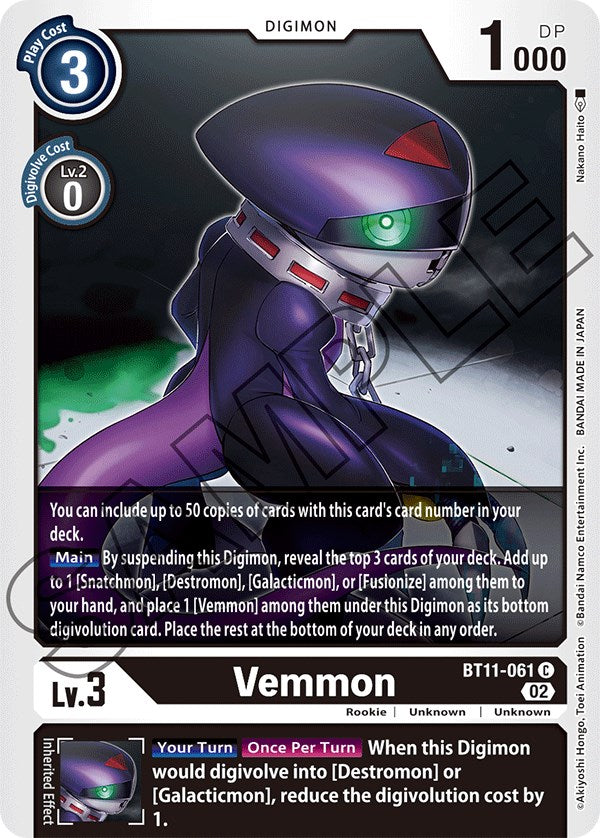 Vemmon [BT11-061] [Dimensional Phase]