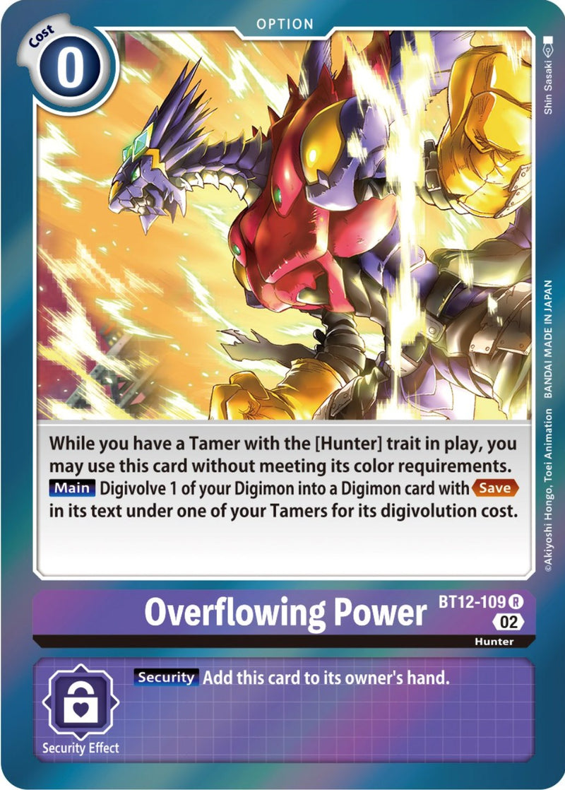 Overflowing Power [BT12-109] [Across Time]