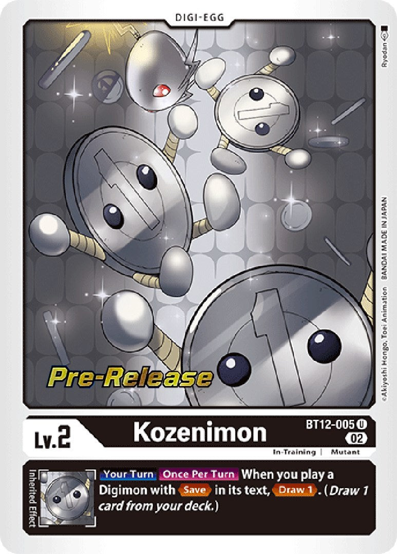 Kozenimon [BT12-005] [Across Time Pre-Release Cards]