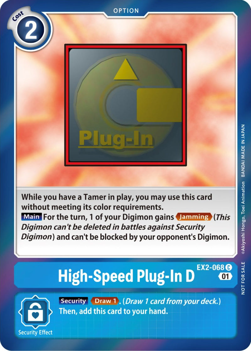 High-Speed Plug-In D [EX2-068] (Event Pack 4) [Digital Hazard Promos]
