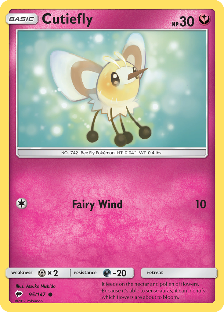 Cutiefly (95/147) [Sun & Moon: Burning Shadows]