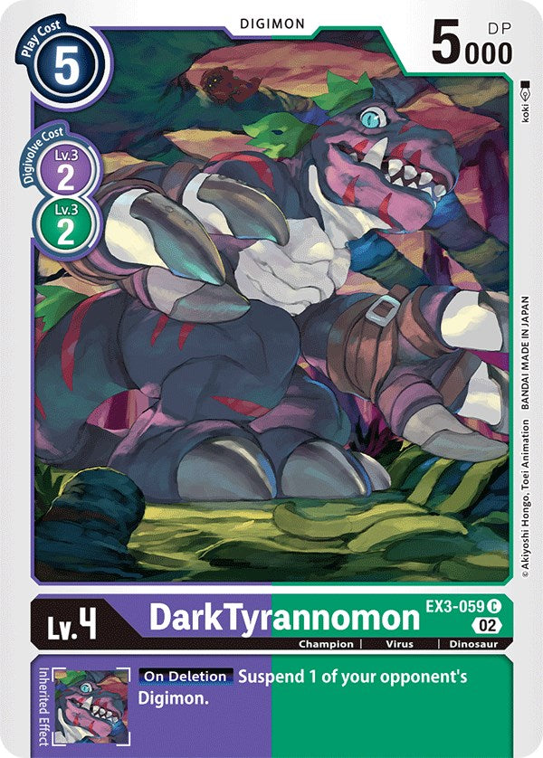 DarkTyrannomon [EX3-059] [Draconic Roar]