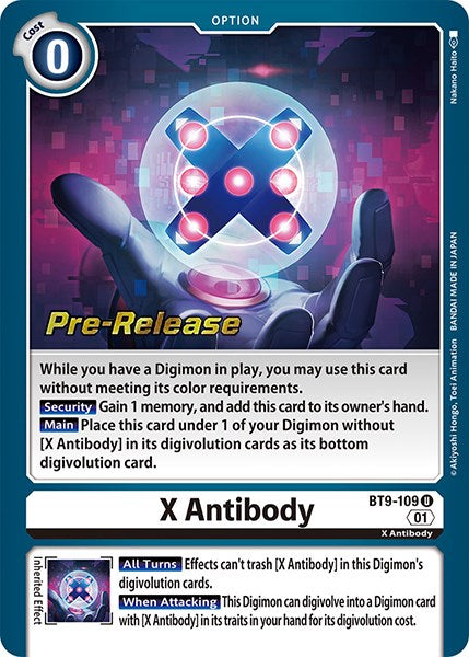X Antibody [BT9-109] [X Record Pre-Release Promos]