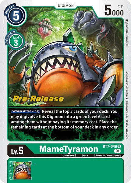 MameTyramon [BT7-049] [Next Adventure Pre-Release Cards]