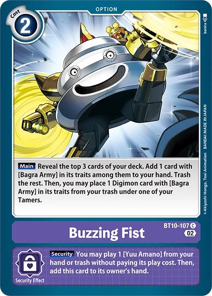 Buzzing Fist [BT10-107] [Revision Pack Cards]