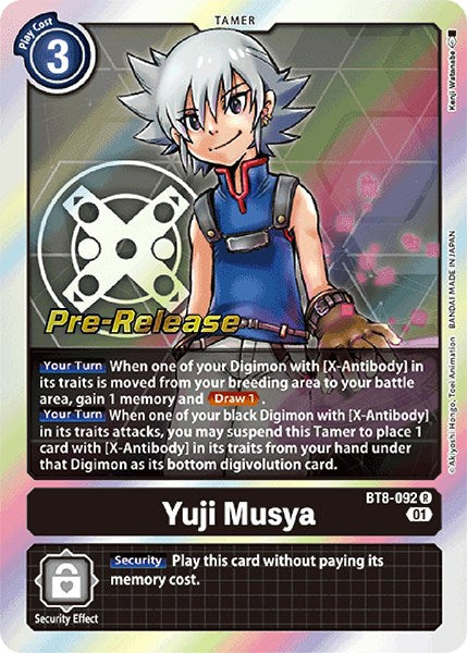 Yuji Musya [BT8-092] [New Awakening Pre-Release Cards]