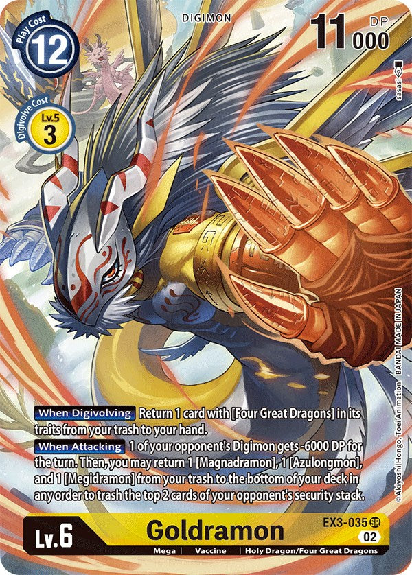 Goldramon [EX3-035] (Alternate Art) [Draconic Roar]