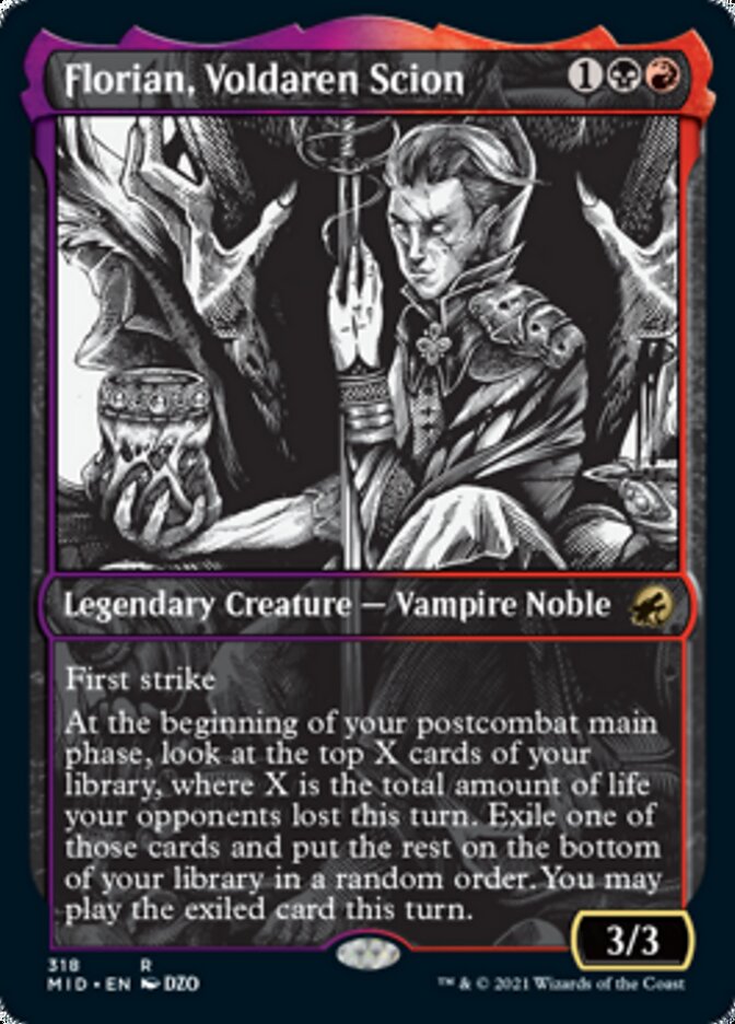 Florian, Voldaren Scion (Showcase Eternal Night) [Innistrad: Midnight Hunt]