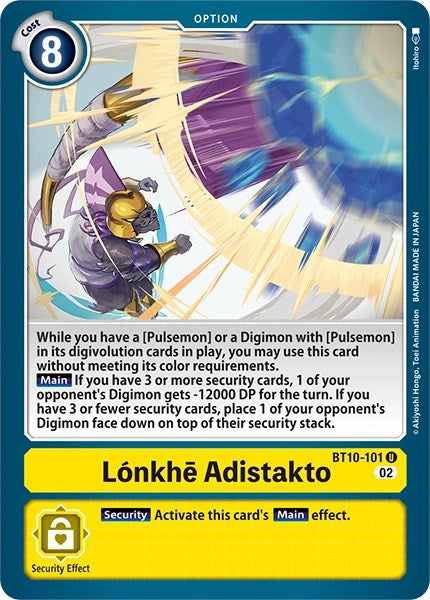 Loenkhe Adistakto [BT10-101] [Revision Pack Cards]
