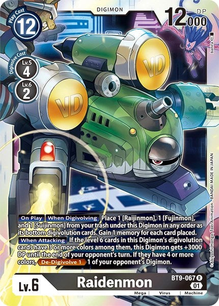 Raidenmon [BT9-067] [Revision Pack Cards]